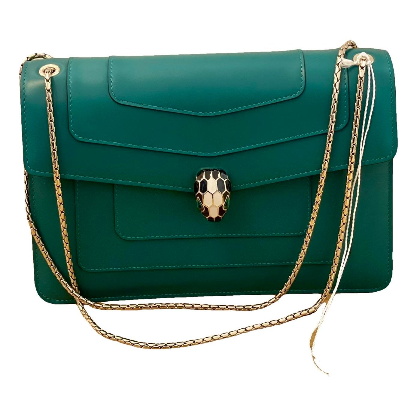 Serpenti leather handbag