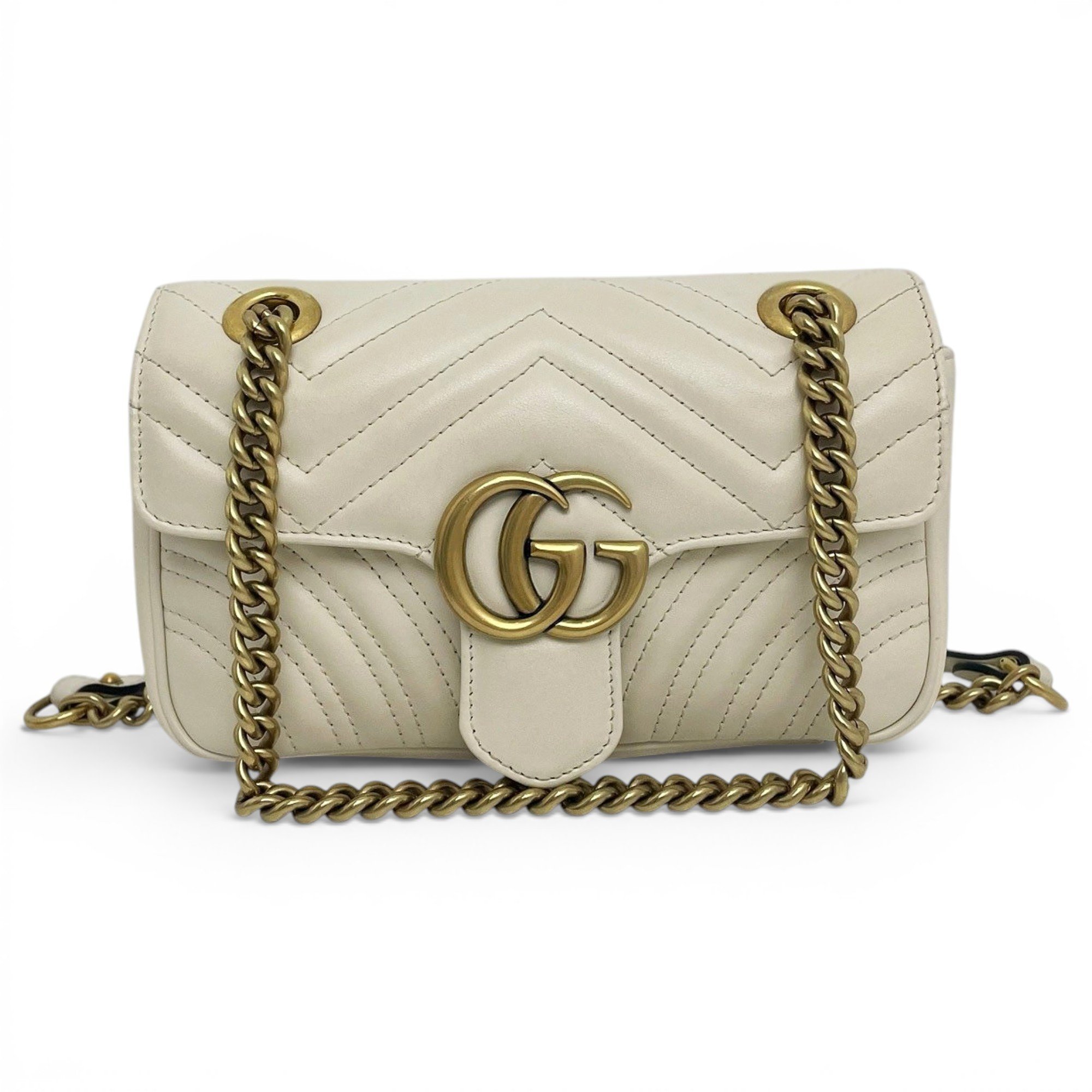GG Marmont Flap leather crossbody bag