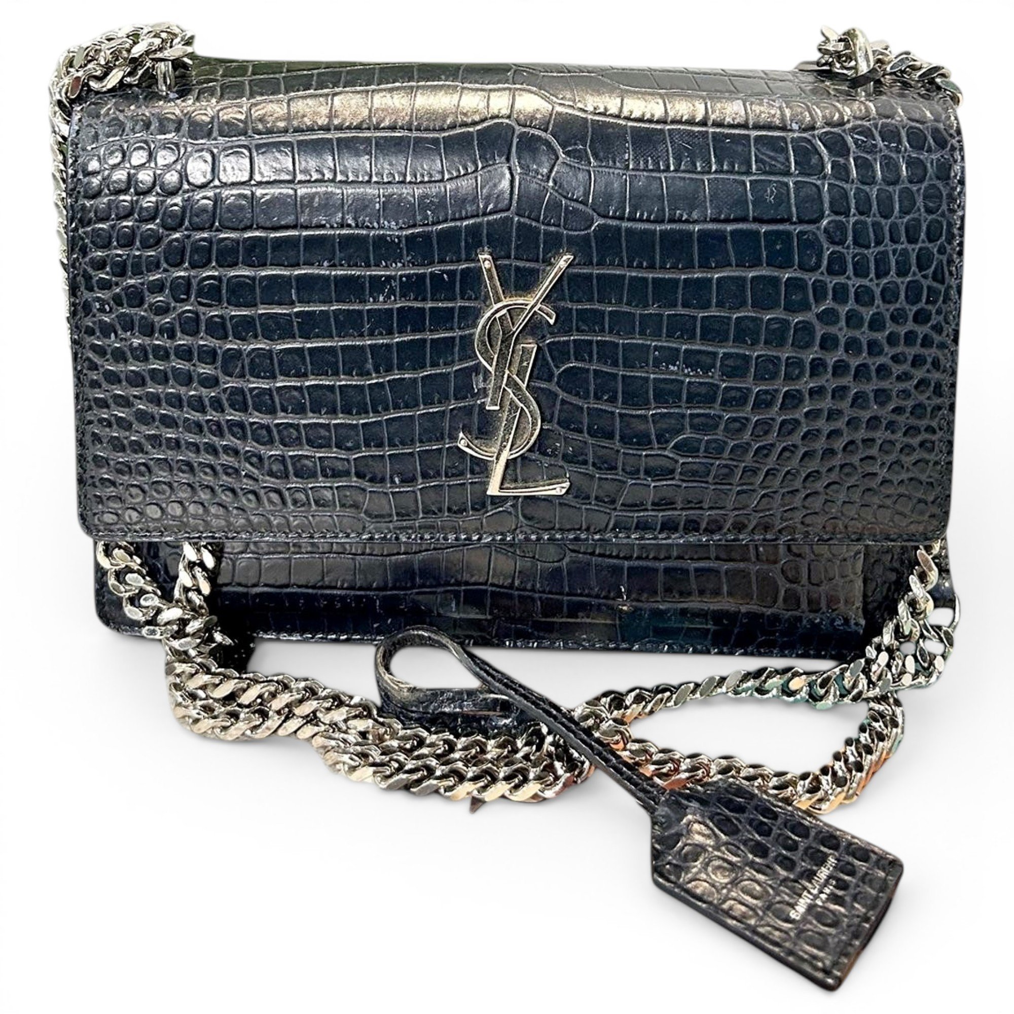 Sunset leather handbag
