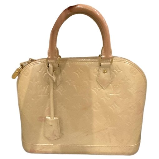 Patent leather handbag