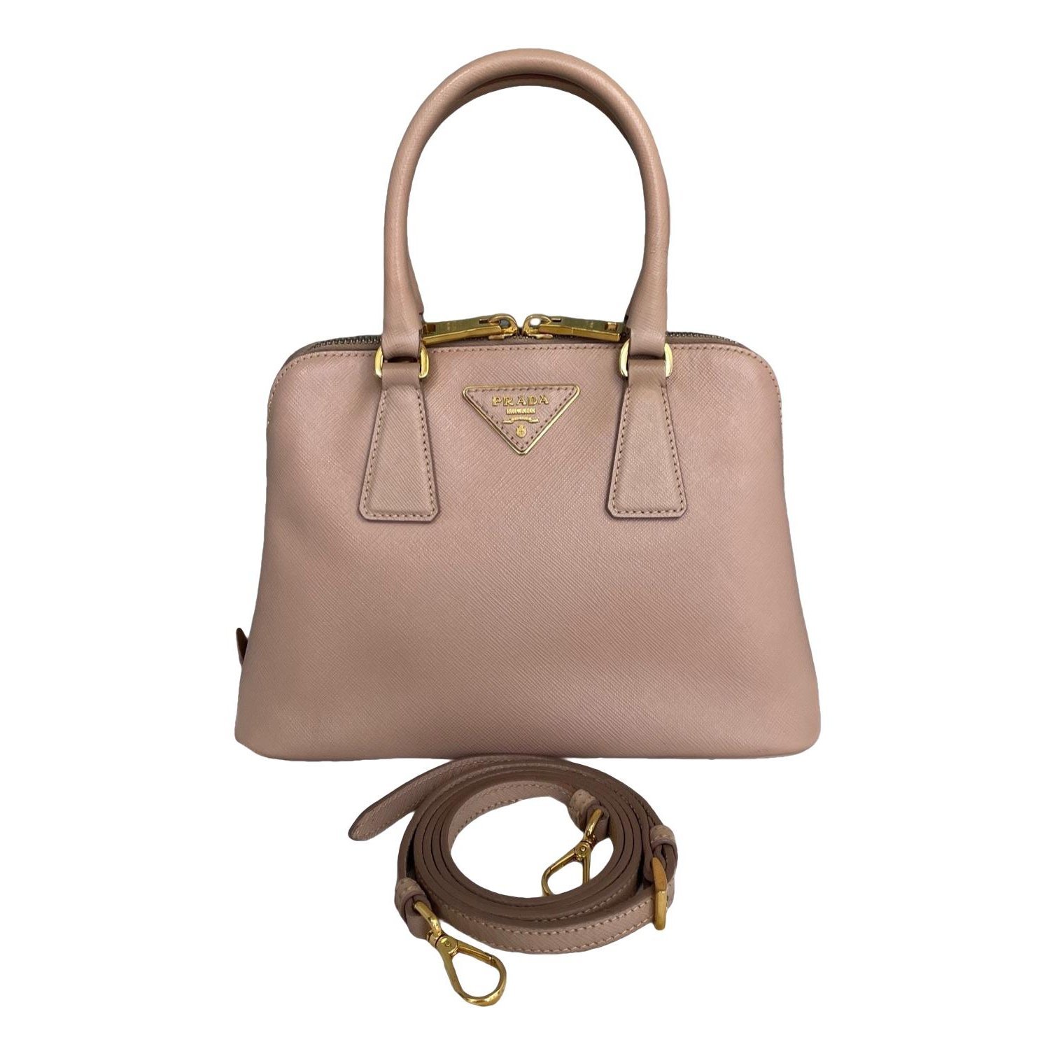 Promenade leather handbag