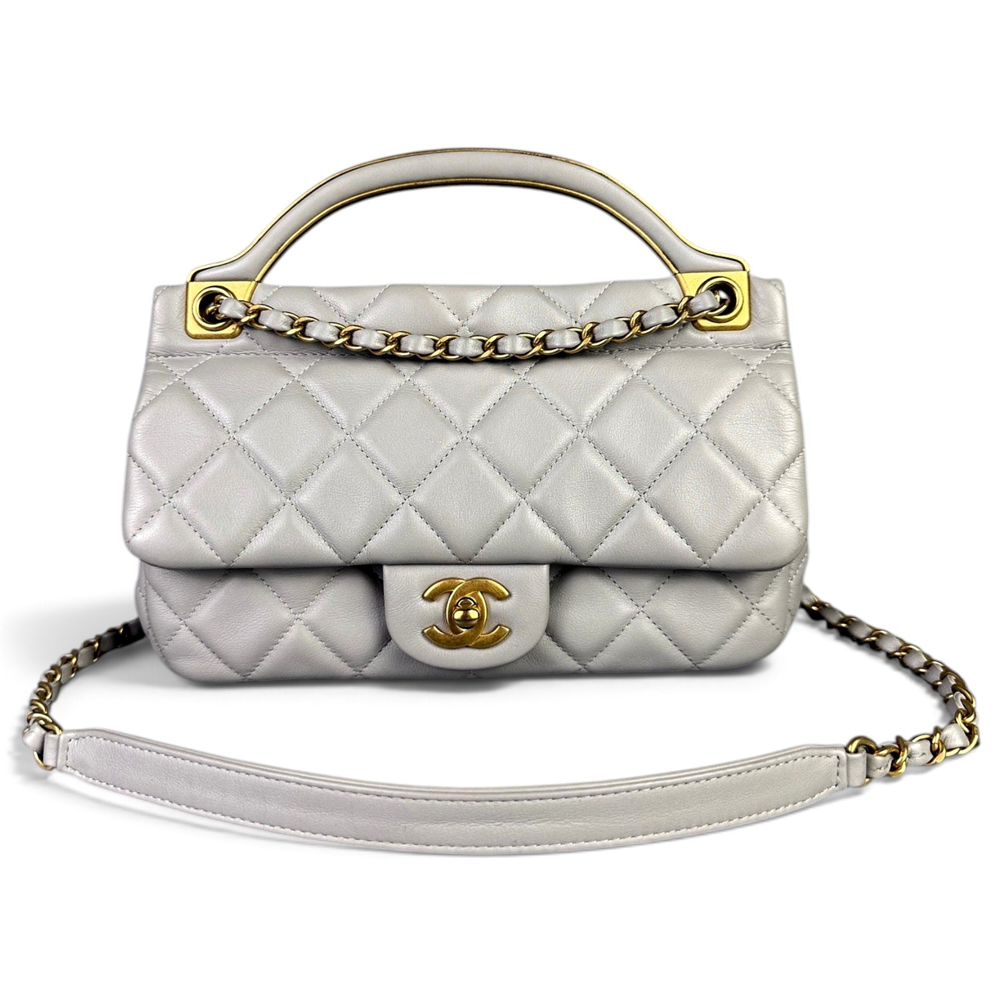 Timeless Classique Top Handle leather handbag