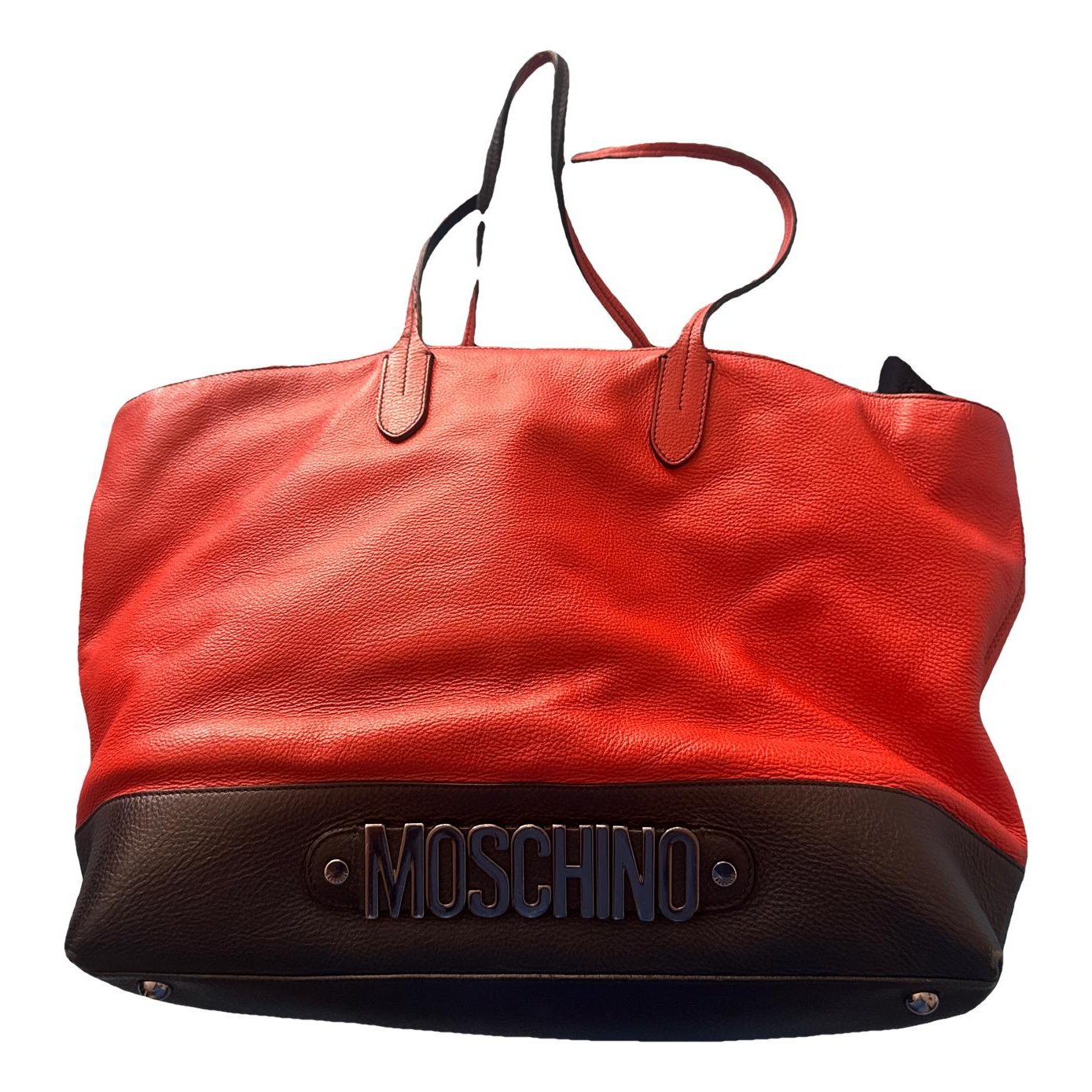 Leather tote