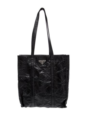 Enameled Metal Triangle Tote Large
