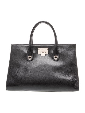 Leather Top Handle Bag