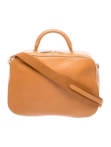 The Row Leather Bowler Small