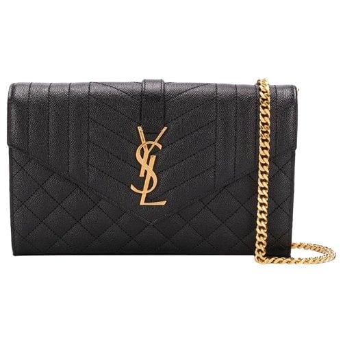 Portefeuille enveloppe leather handbag