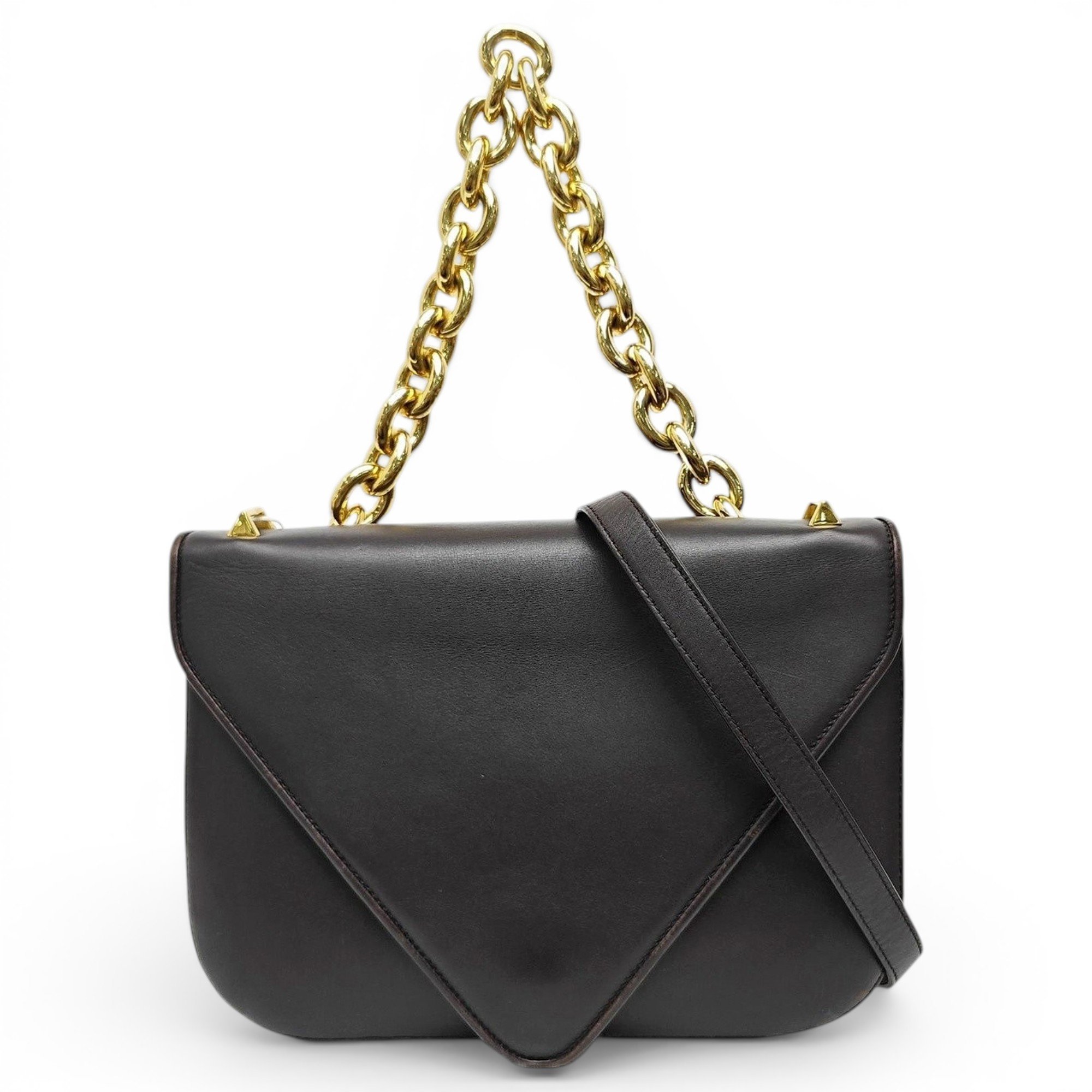 Mount leather handbag