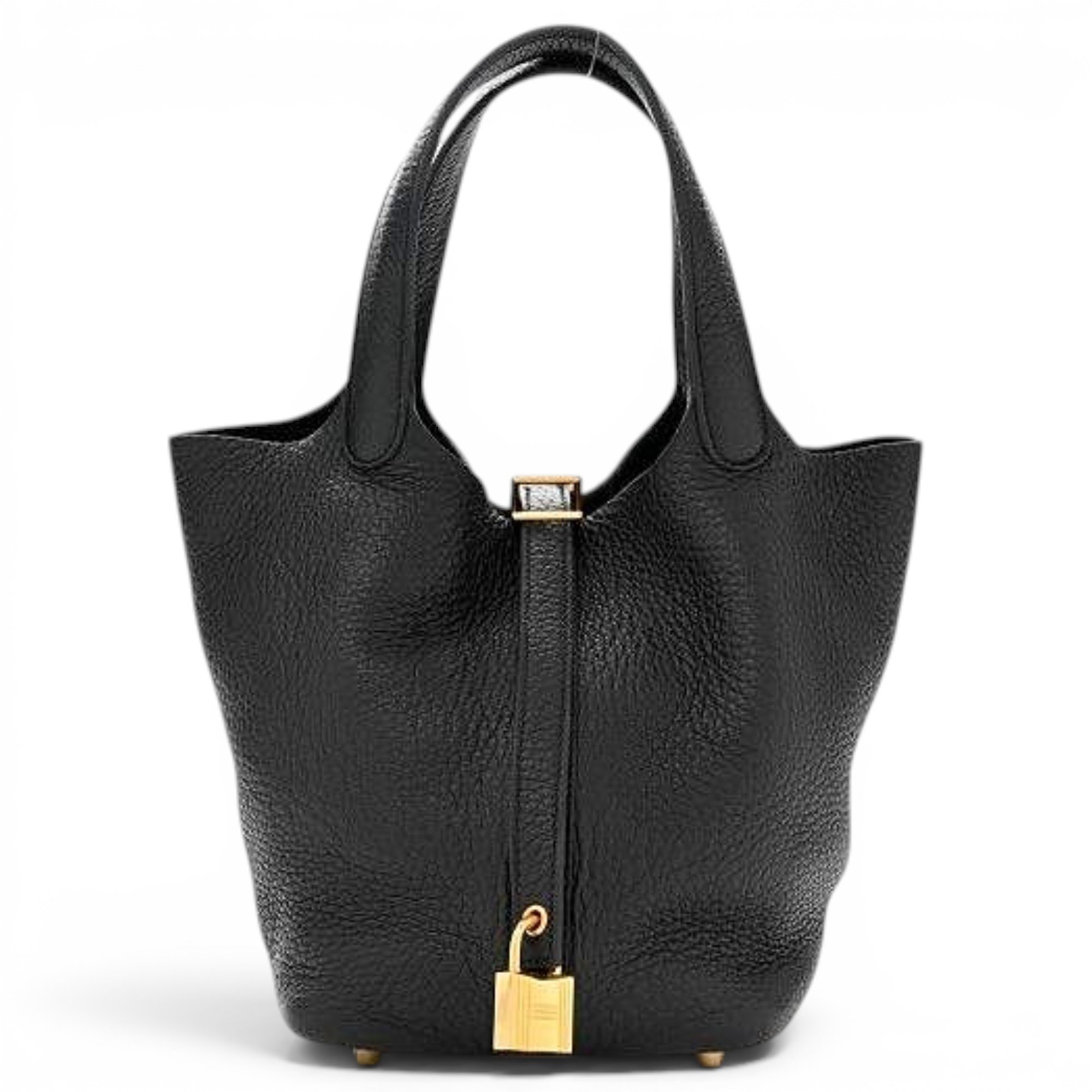 Picotin leather handbag