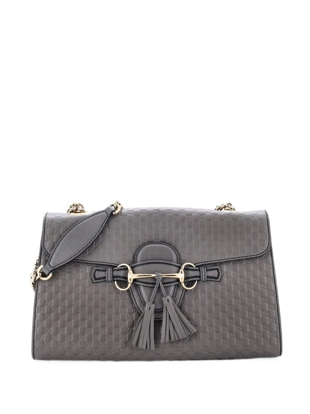 Emily Chain Flap Bag Microguccissima Leather Medium shoulder bag