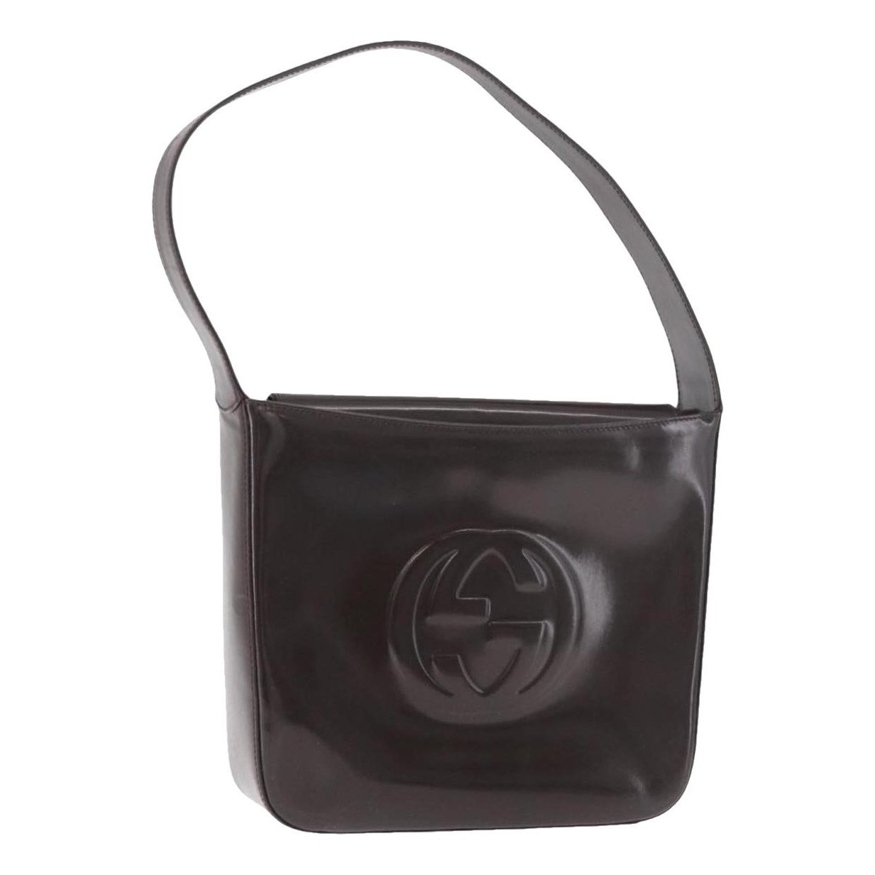 Patent leather handbag