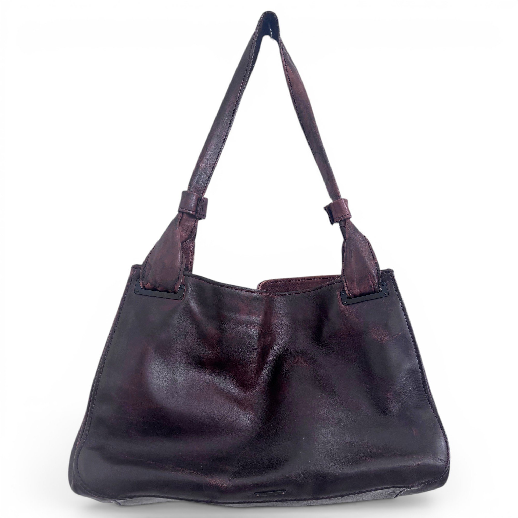 Leather handbag