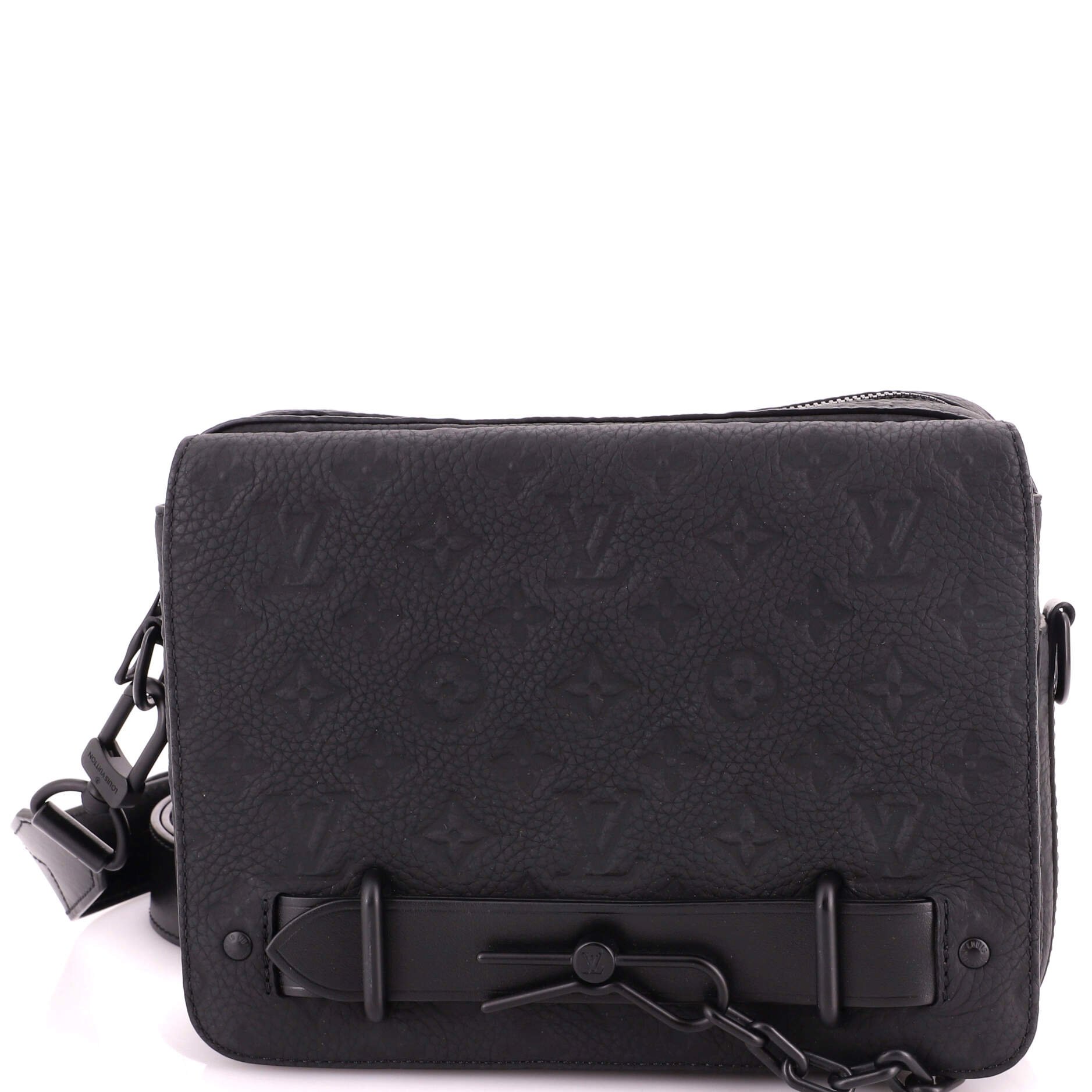 Steamer Messenger Bag Monogram Taurillon Leather