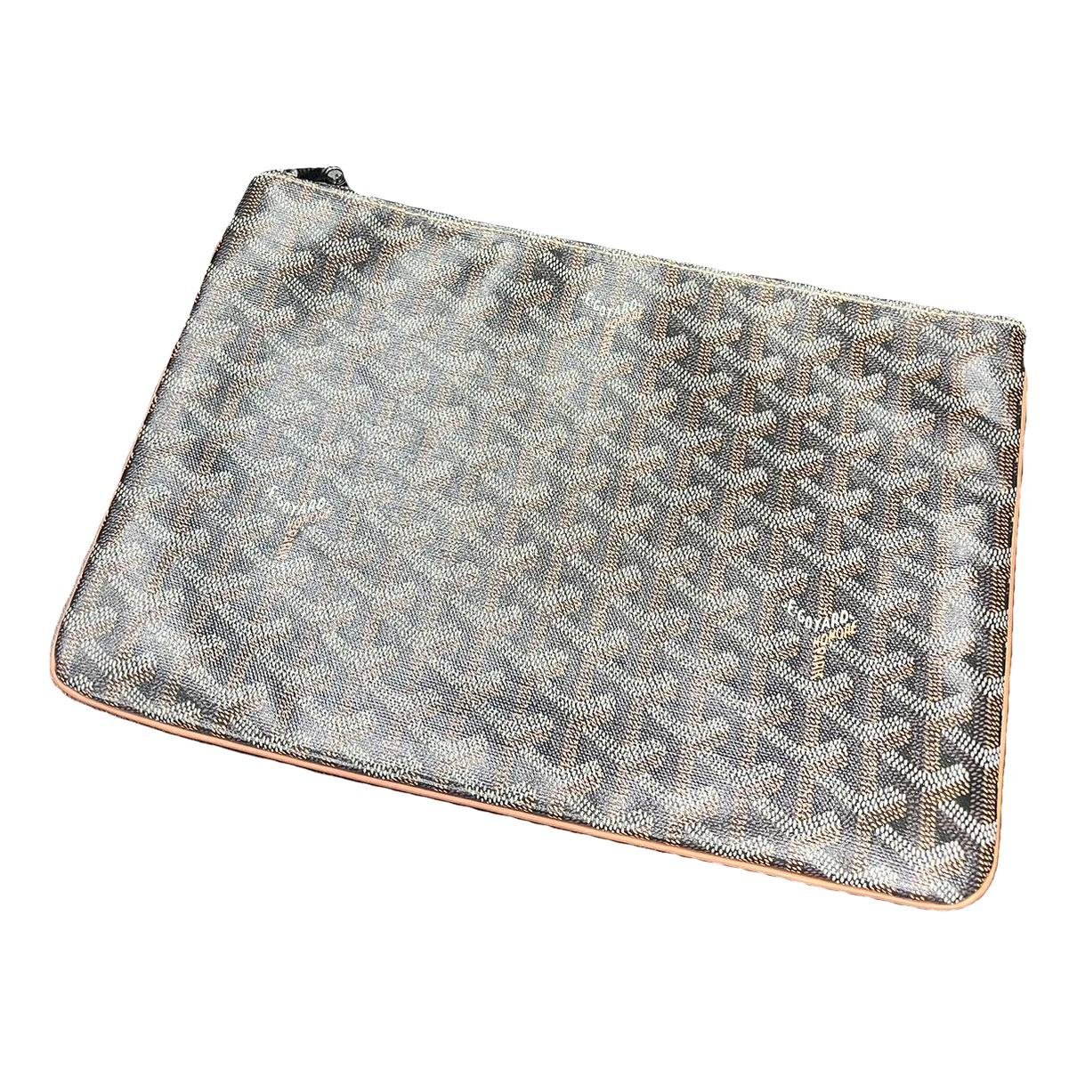 Sénat leather clutch bag