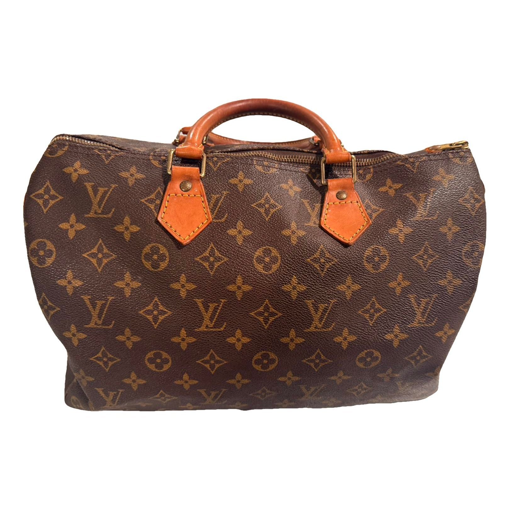 Speedy leather handbag