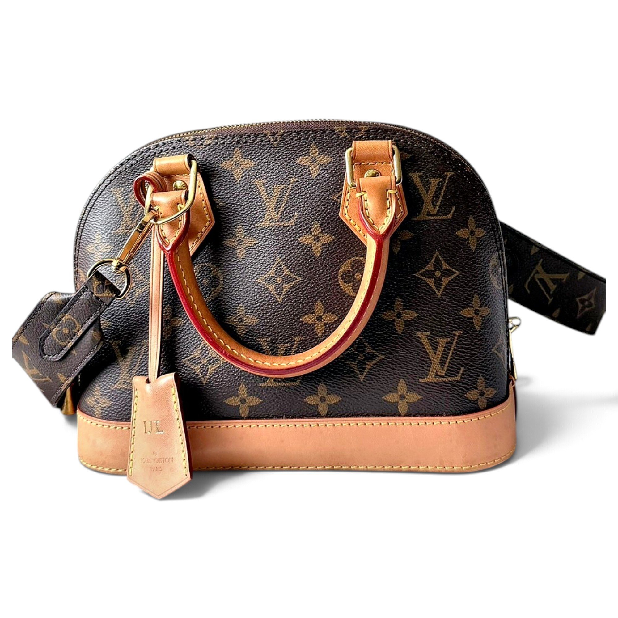 Alma BB patent leather handbag