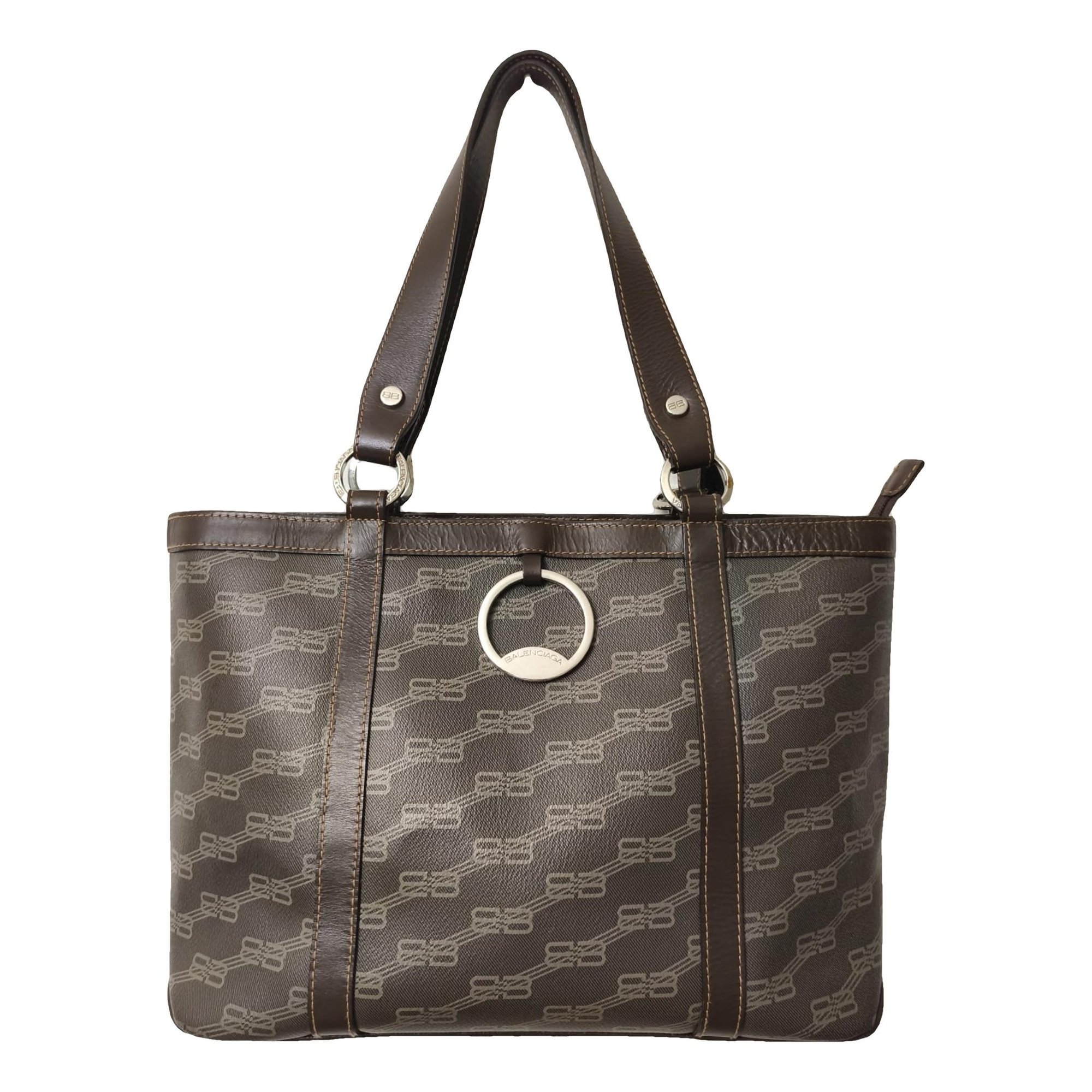 Leather tote