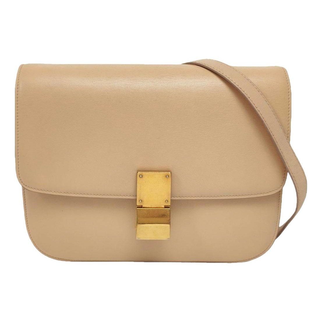 Classic leather crossbody bag