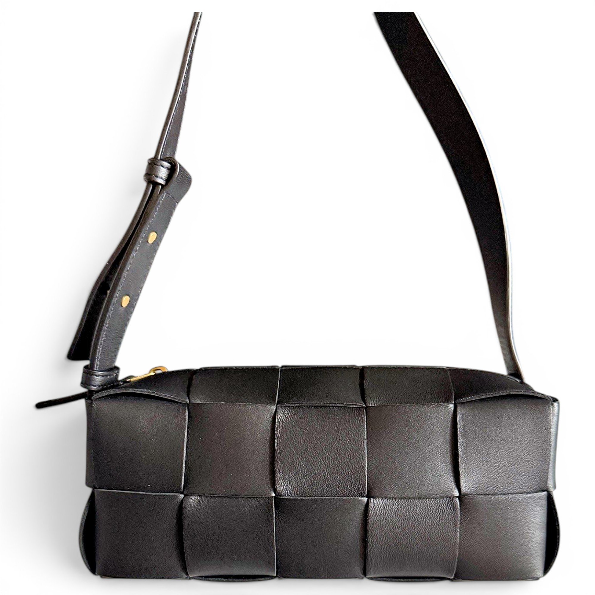 Brick Cassette leather handbag