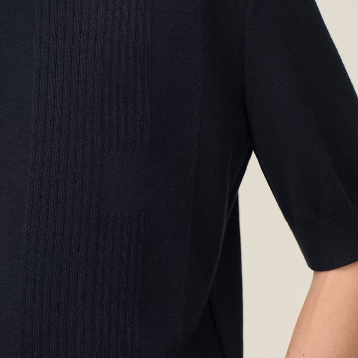 Marine "H Vibration" Crewneck Sweater