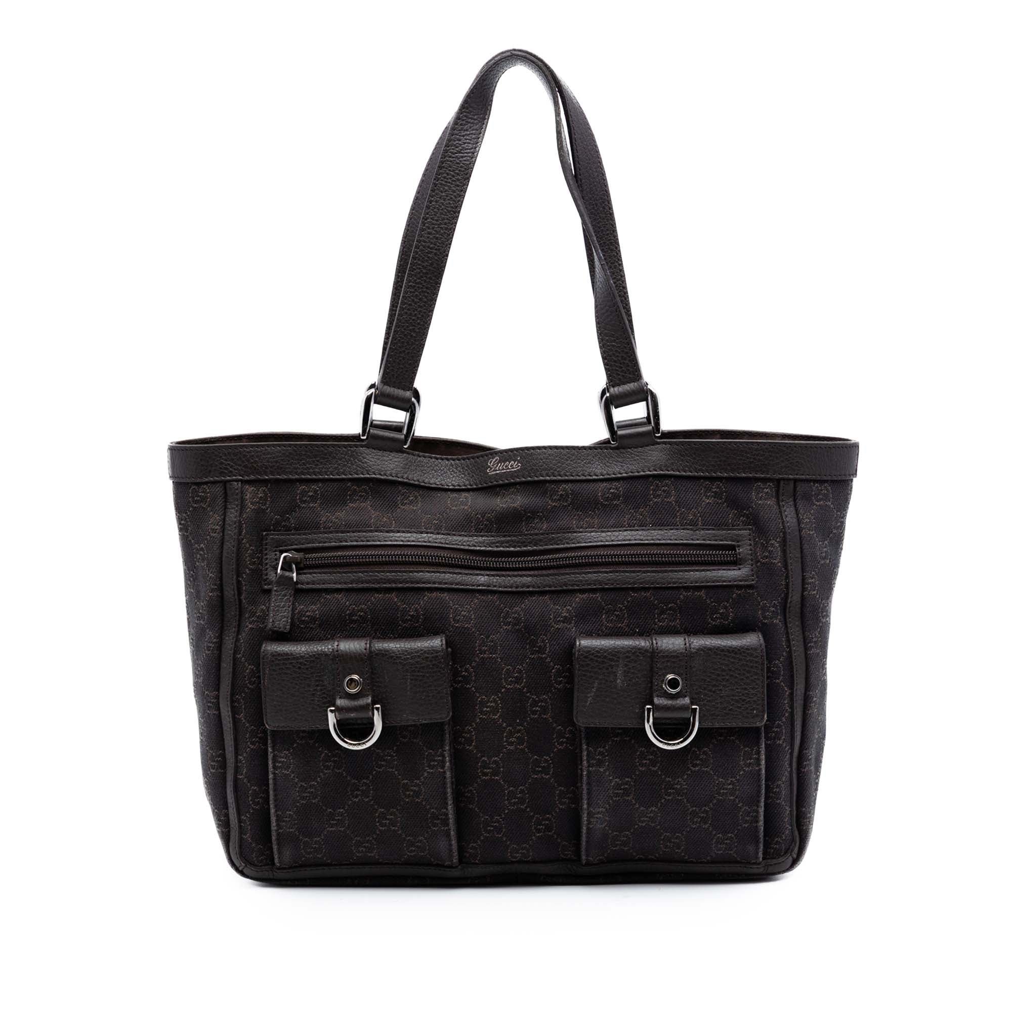Leather tote