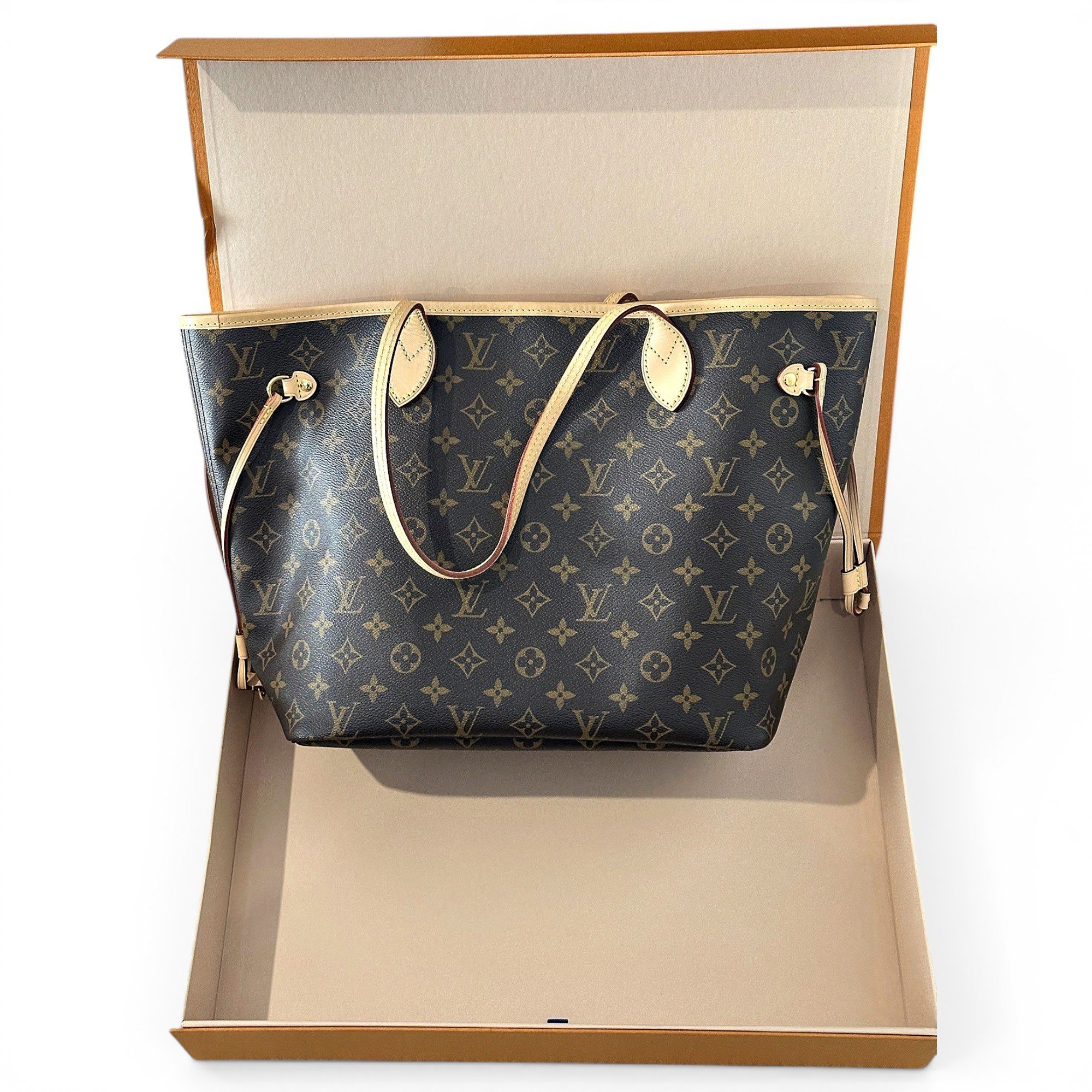 Neverfull leather tote