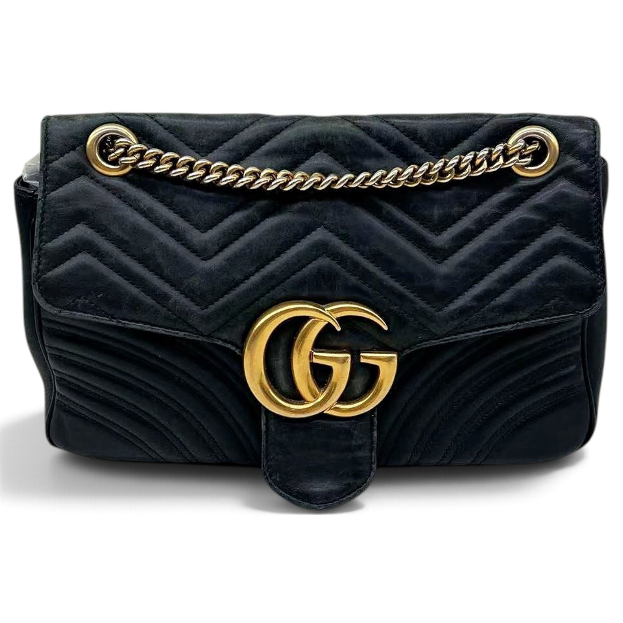 GG Marmont Flap leather handbag