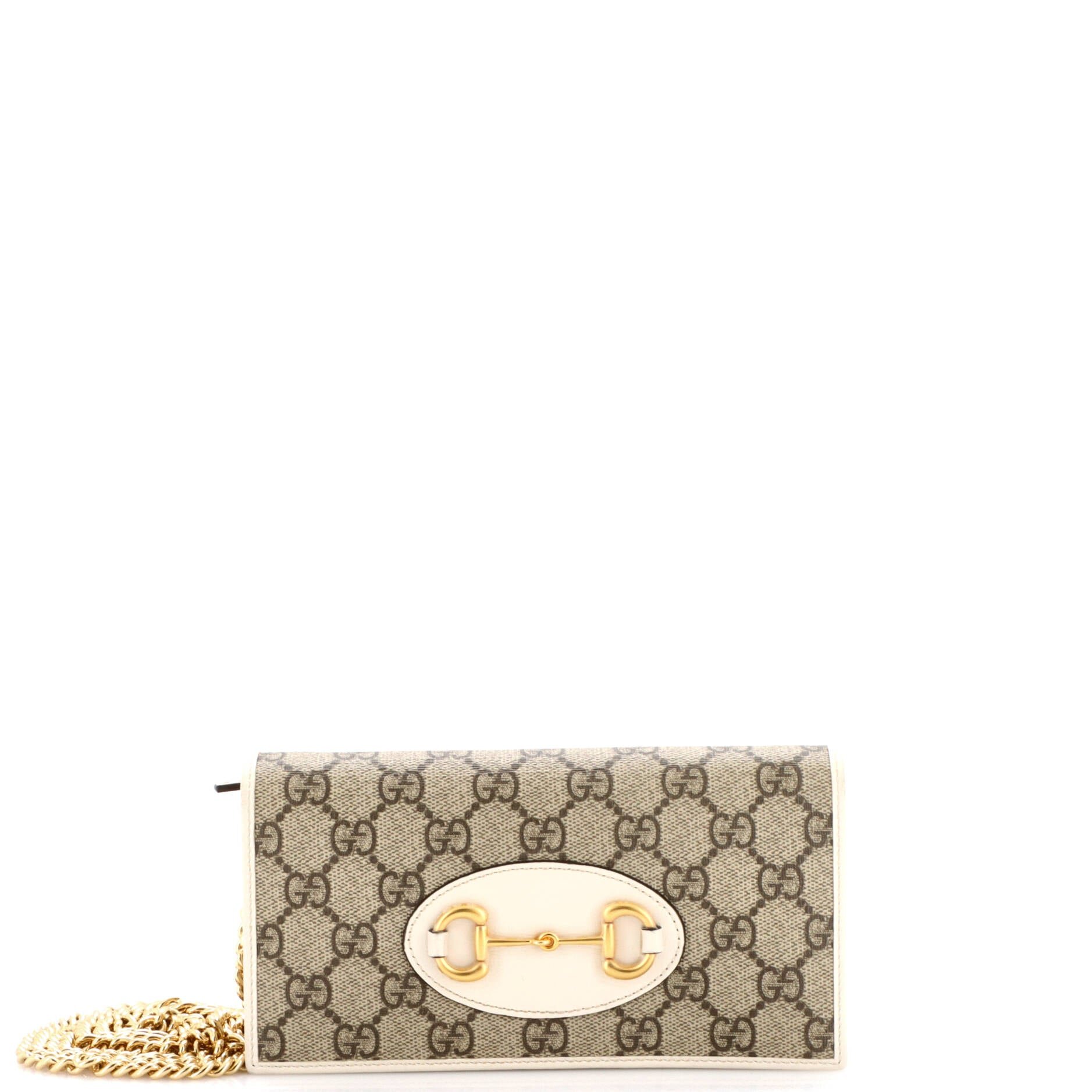 Horsebit 1955 Chain Wallet GG Coated Canvas