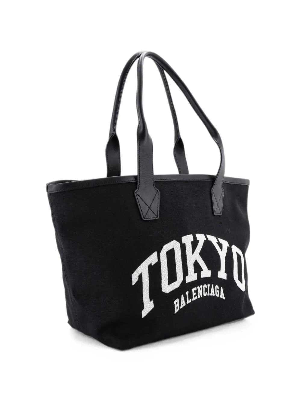 Cities Jumbo Printed Canvas Small tote bag