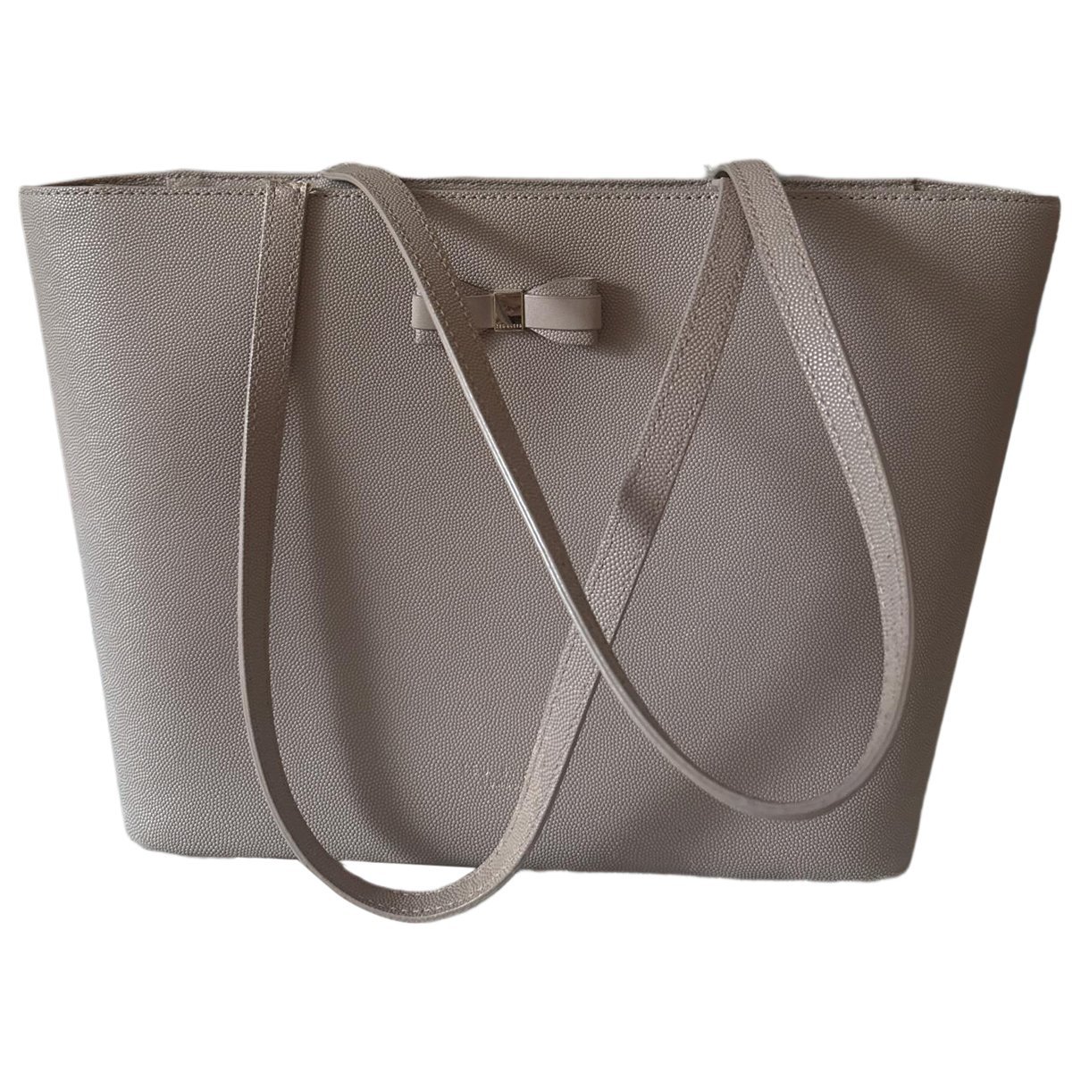 Leather tote