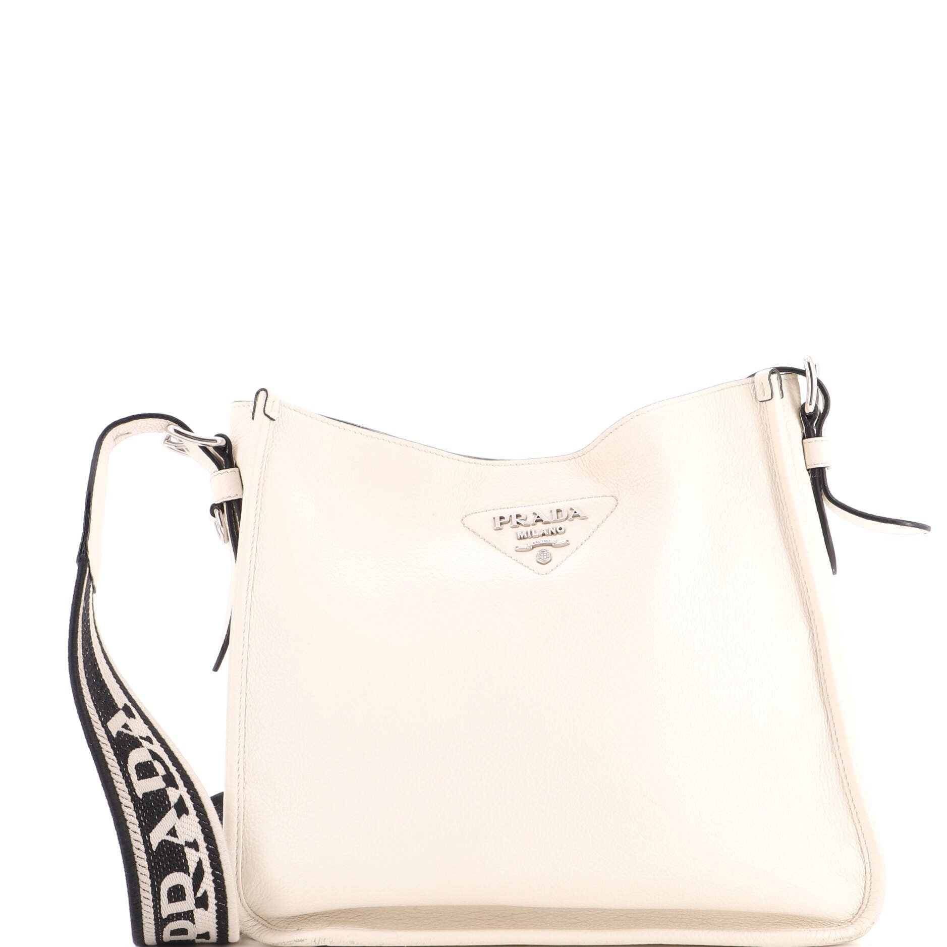 Logo Strap Hobo Leather Medium