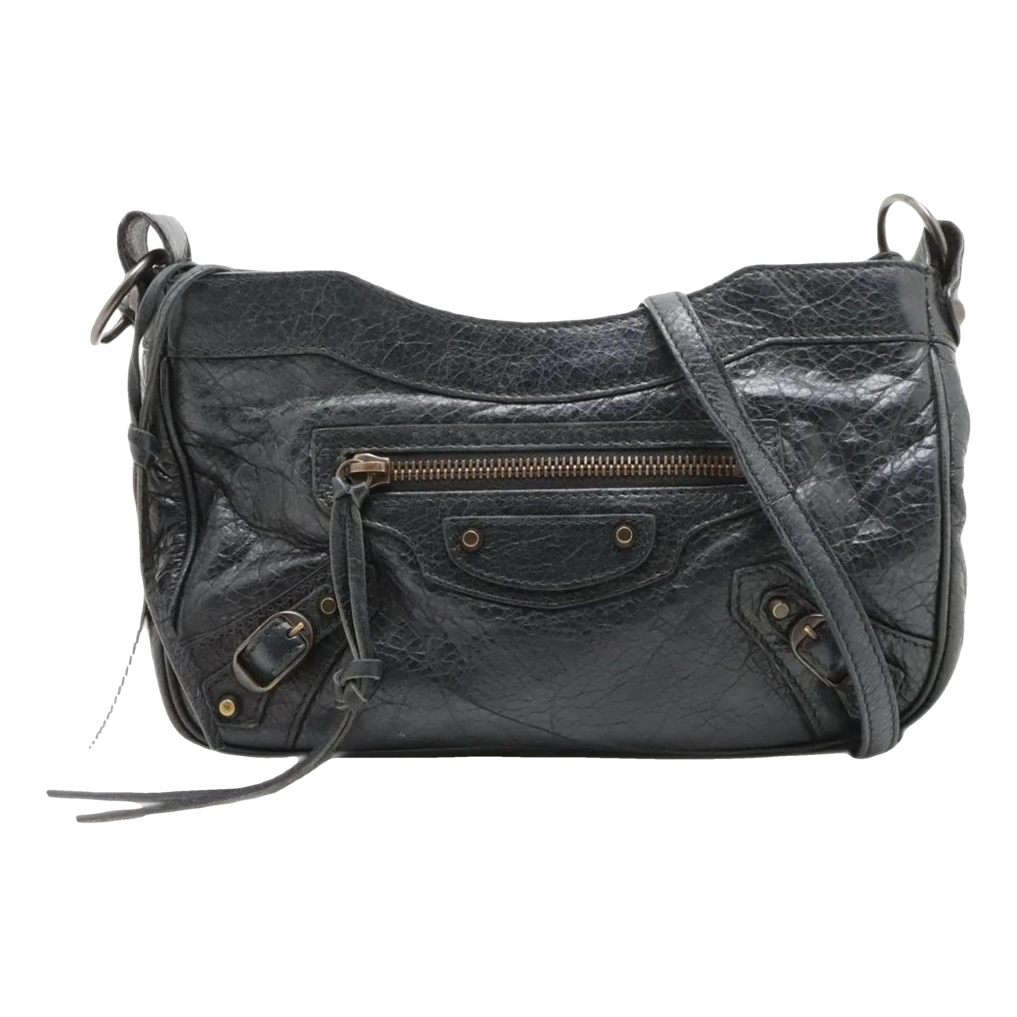 Balenciaga Hip leather handbag