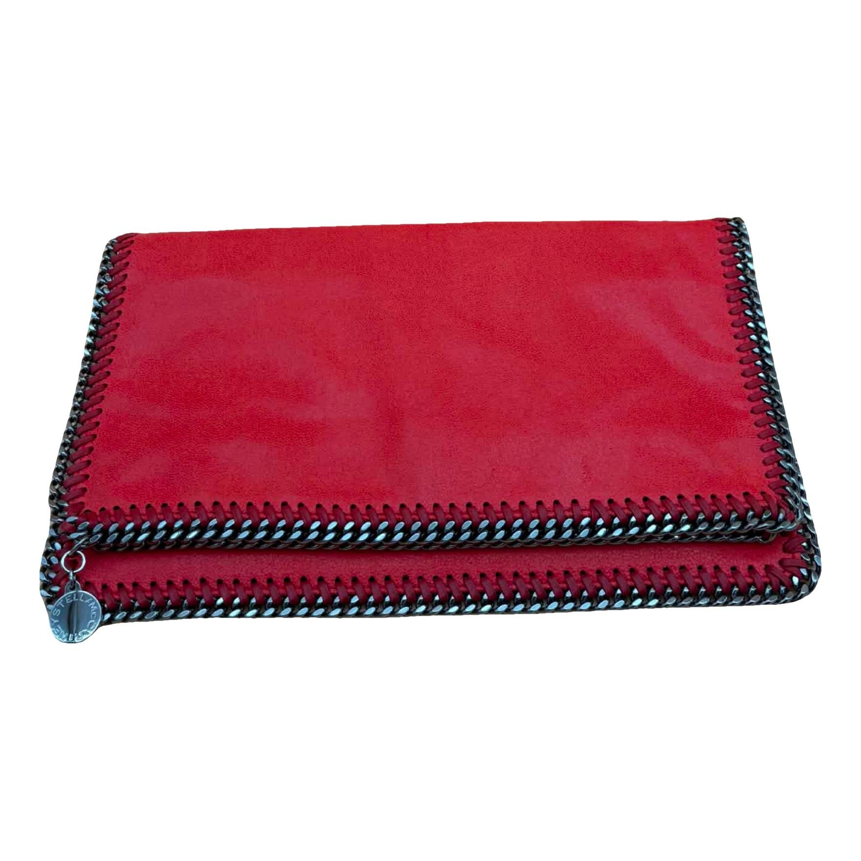 Falabella vegan leather clutch bag