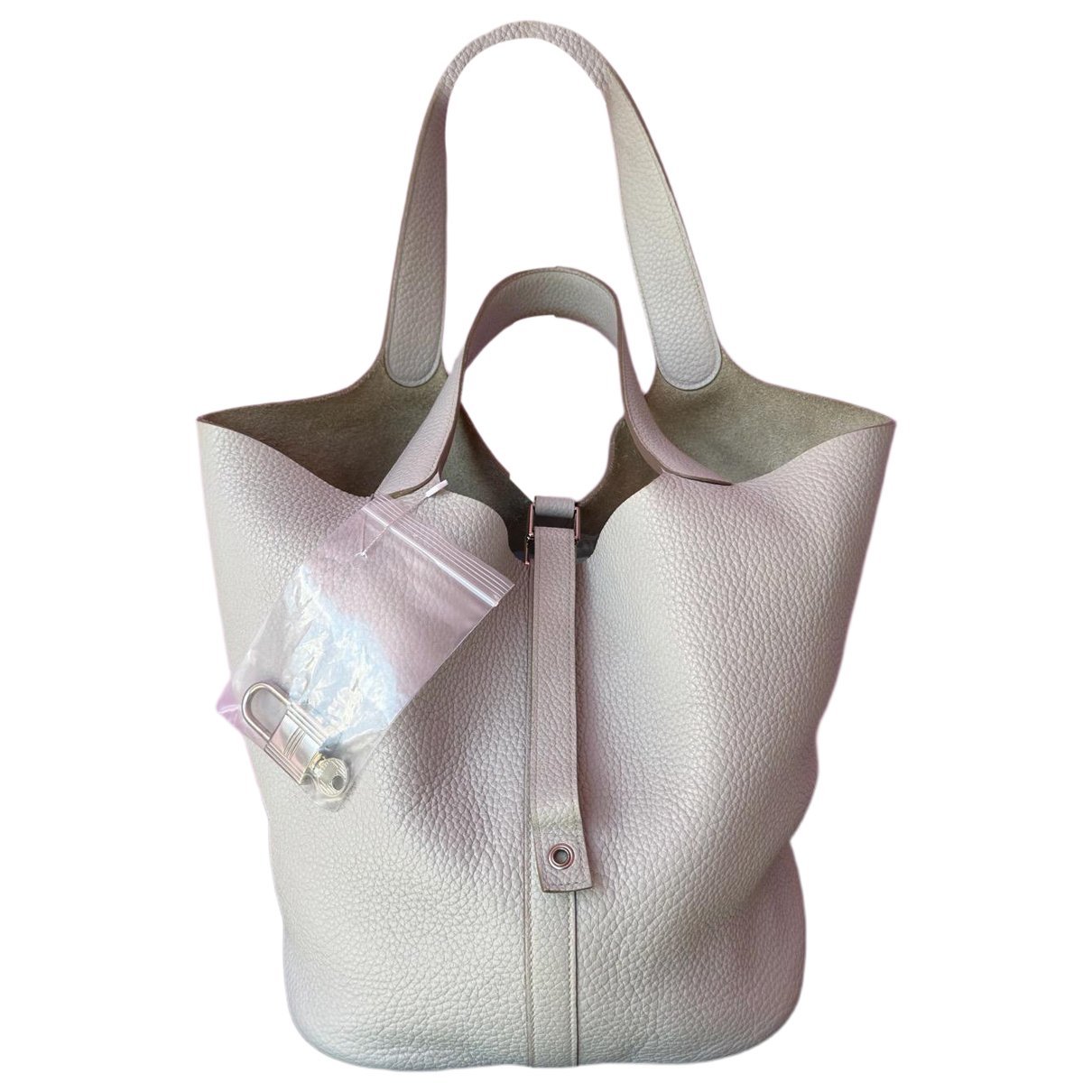 Picotin leather handbag