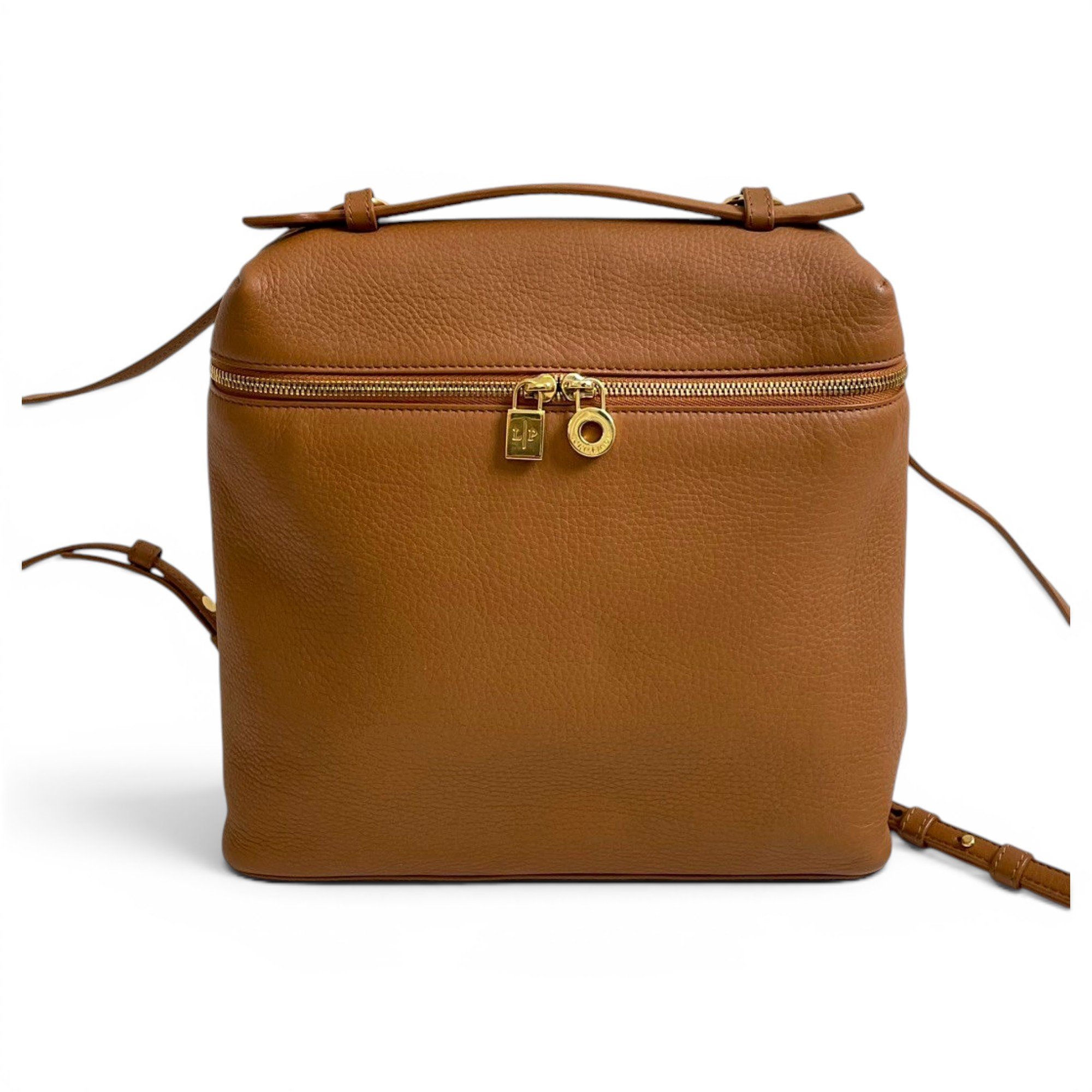 Leather backpack