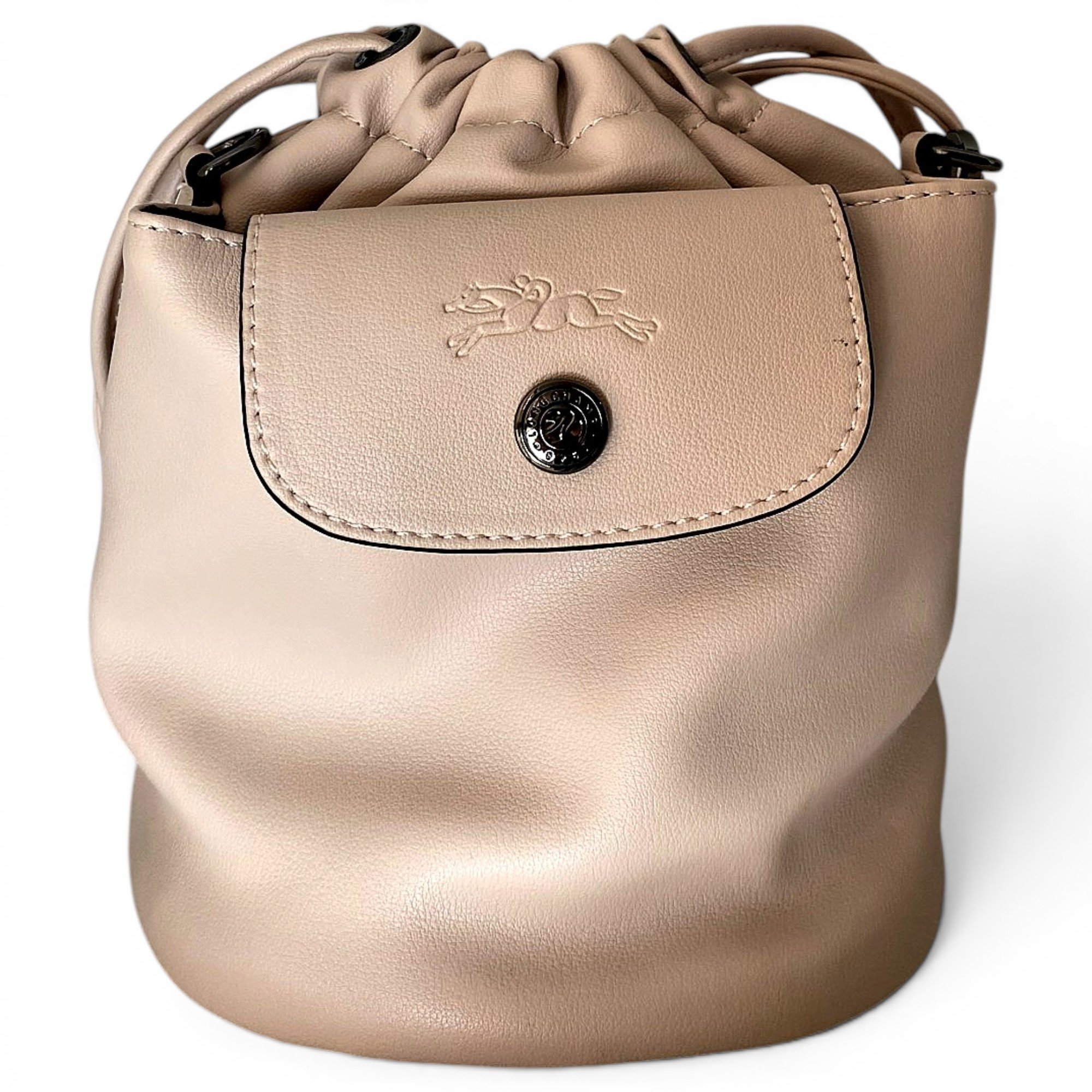 Pliage leather crossbody bag
