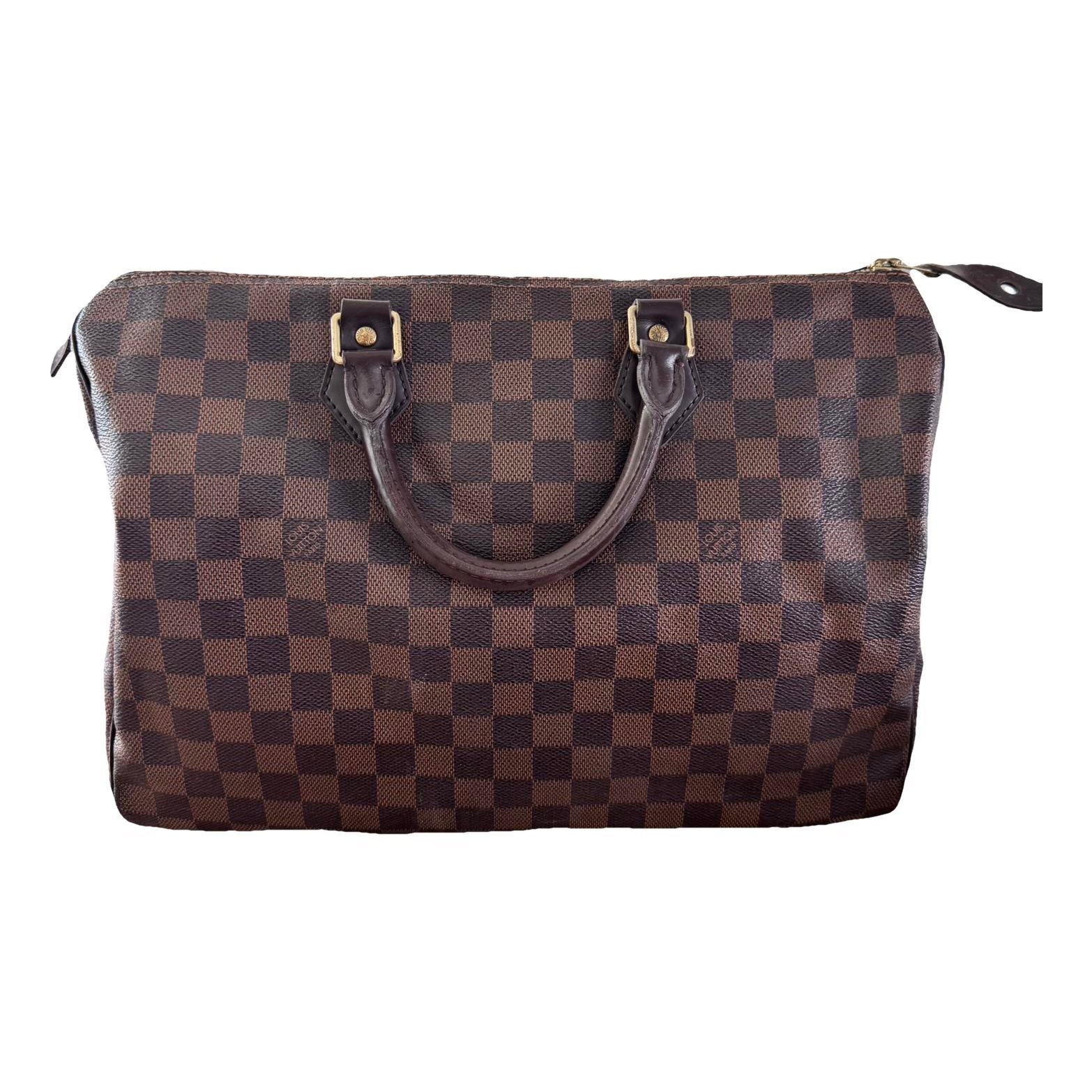 Speedy leather handbag