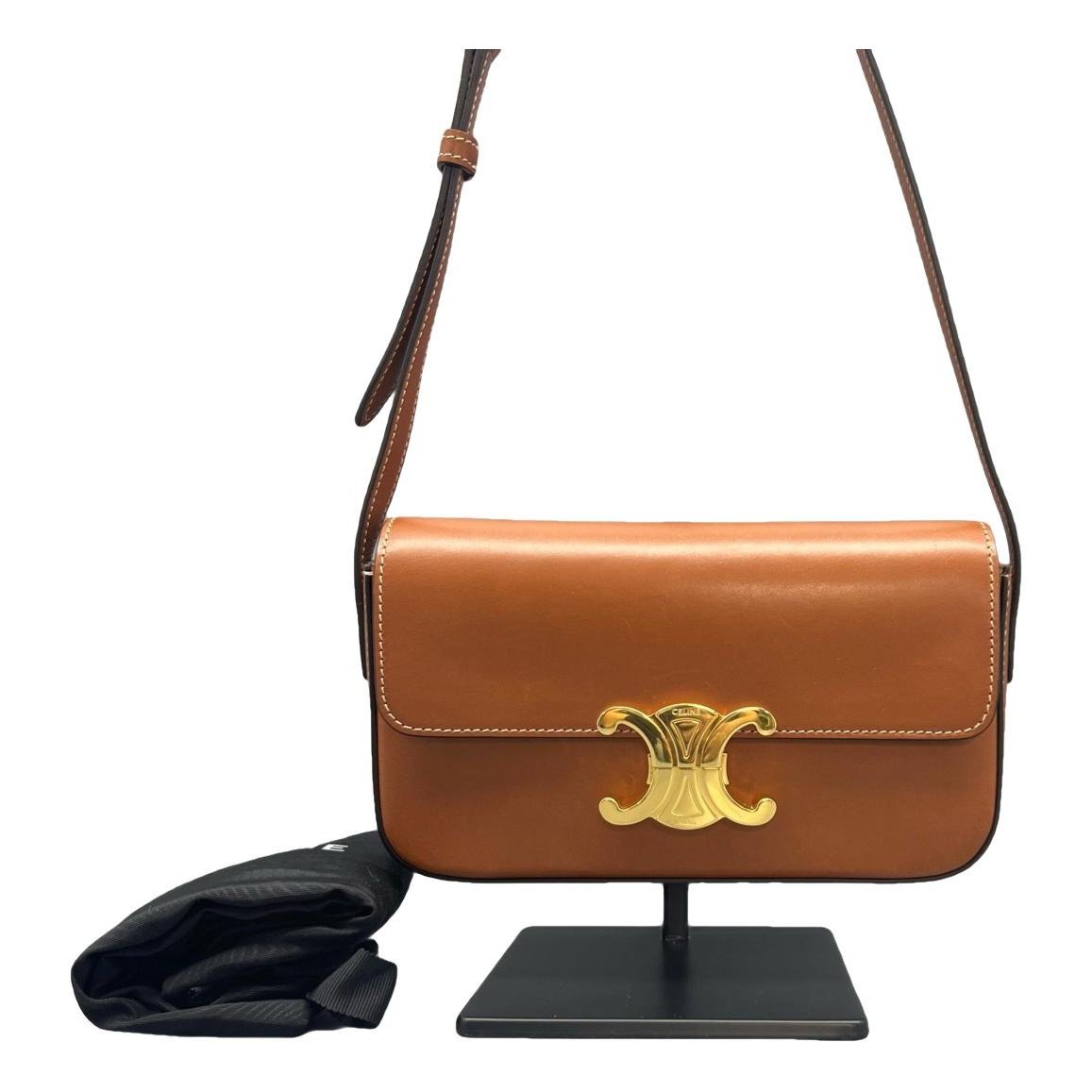 Triomphe leather handbag