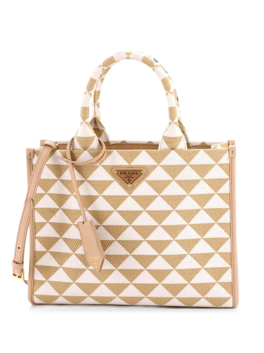 Symbole Shopper Jacquard Small tote bag