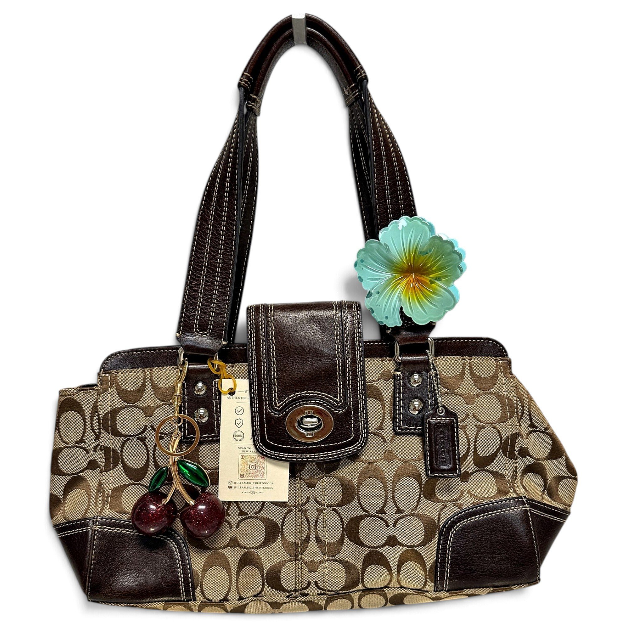 Leather handbag