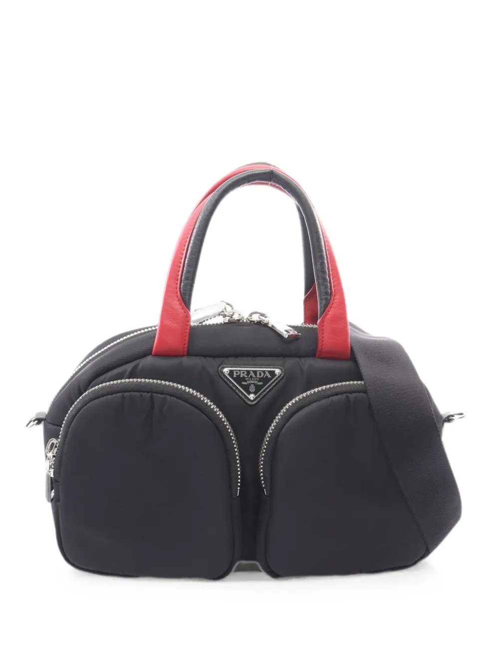 2010s Triangle-logo two-way handbag