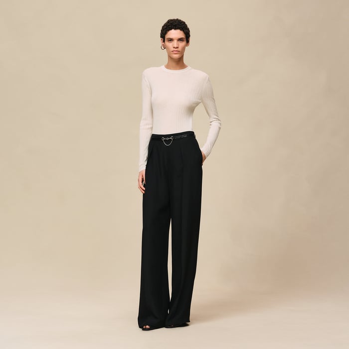 Blanc Naturel Long-sleeve Sweater