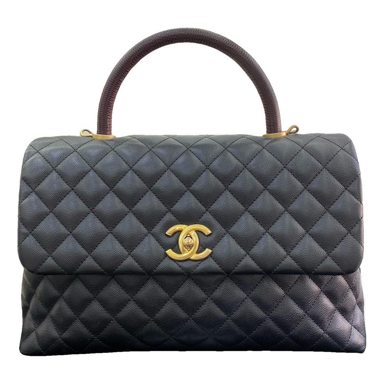 Coco Handle leather handbag
