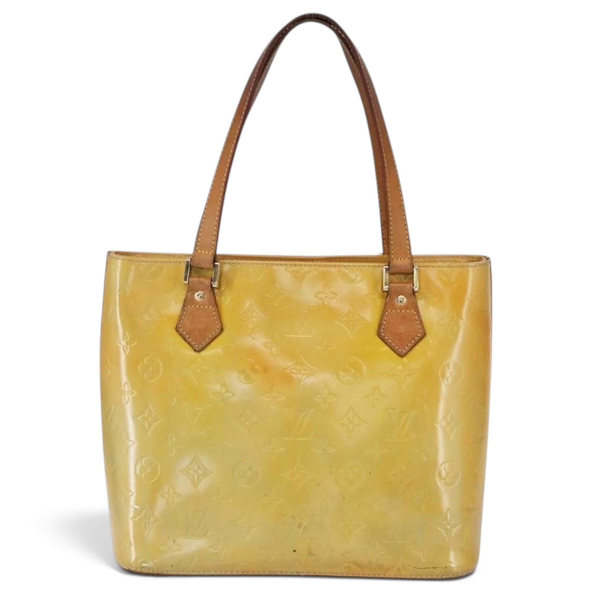 Houston patent leather handbag