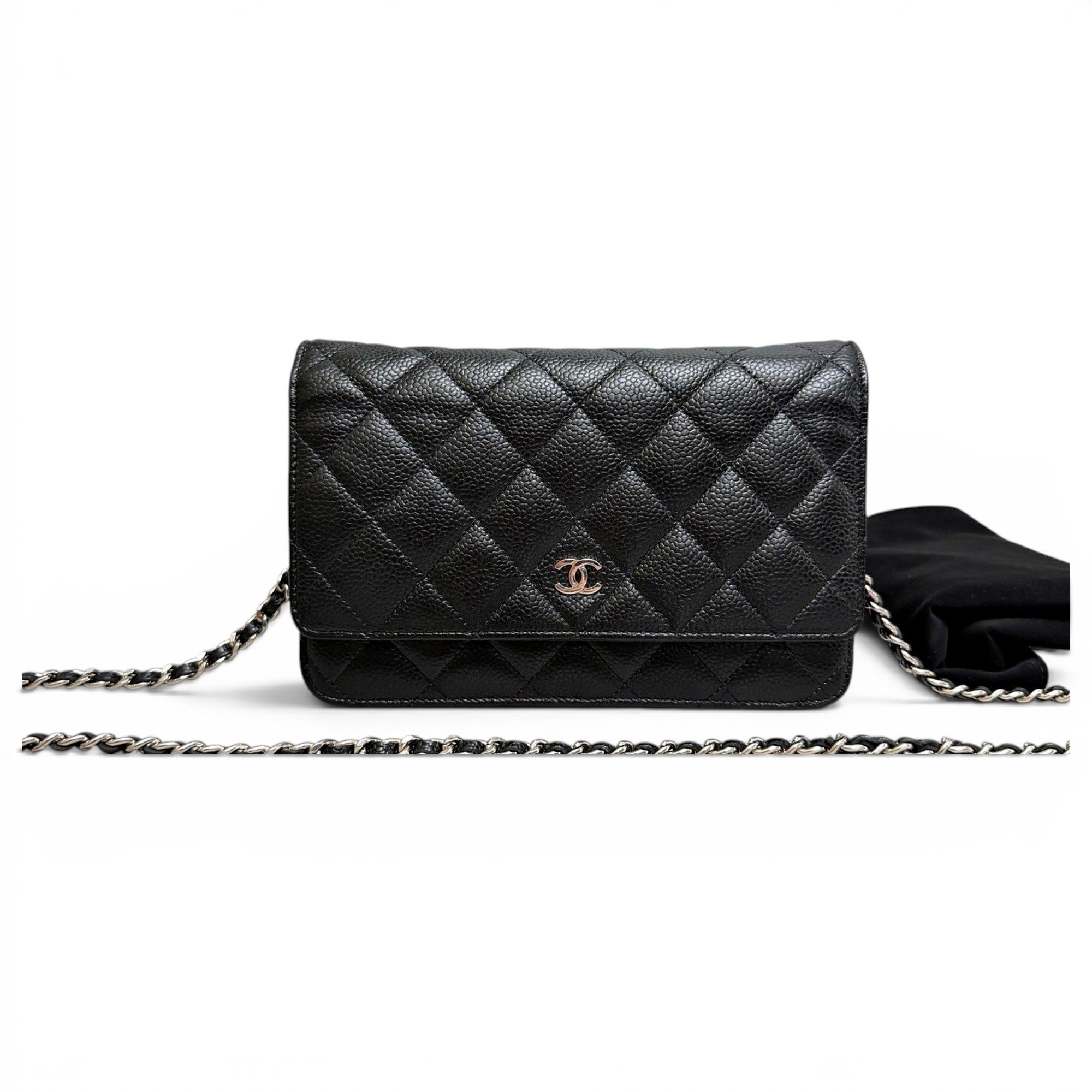 Wallet On Chain Timeless/Classique leather handbag