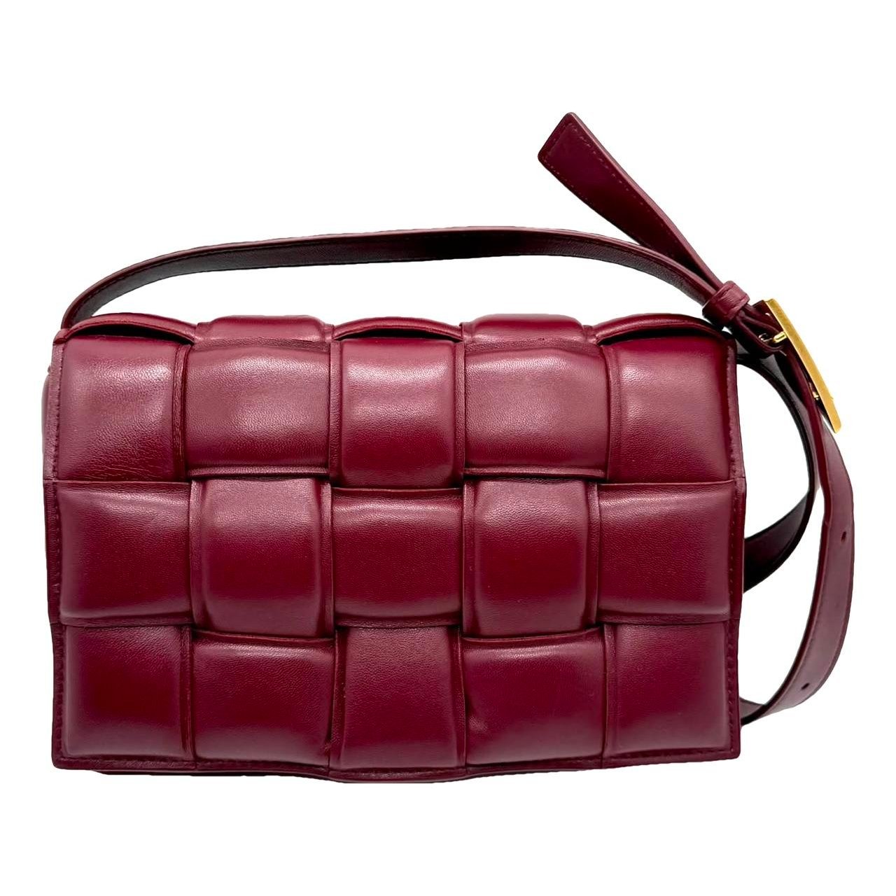 Cassette leather crossbody bag