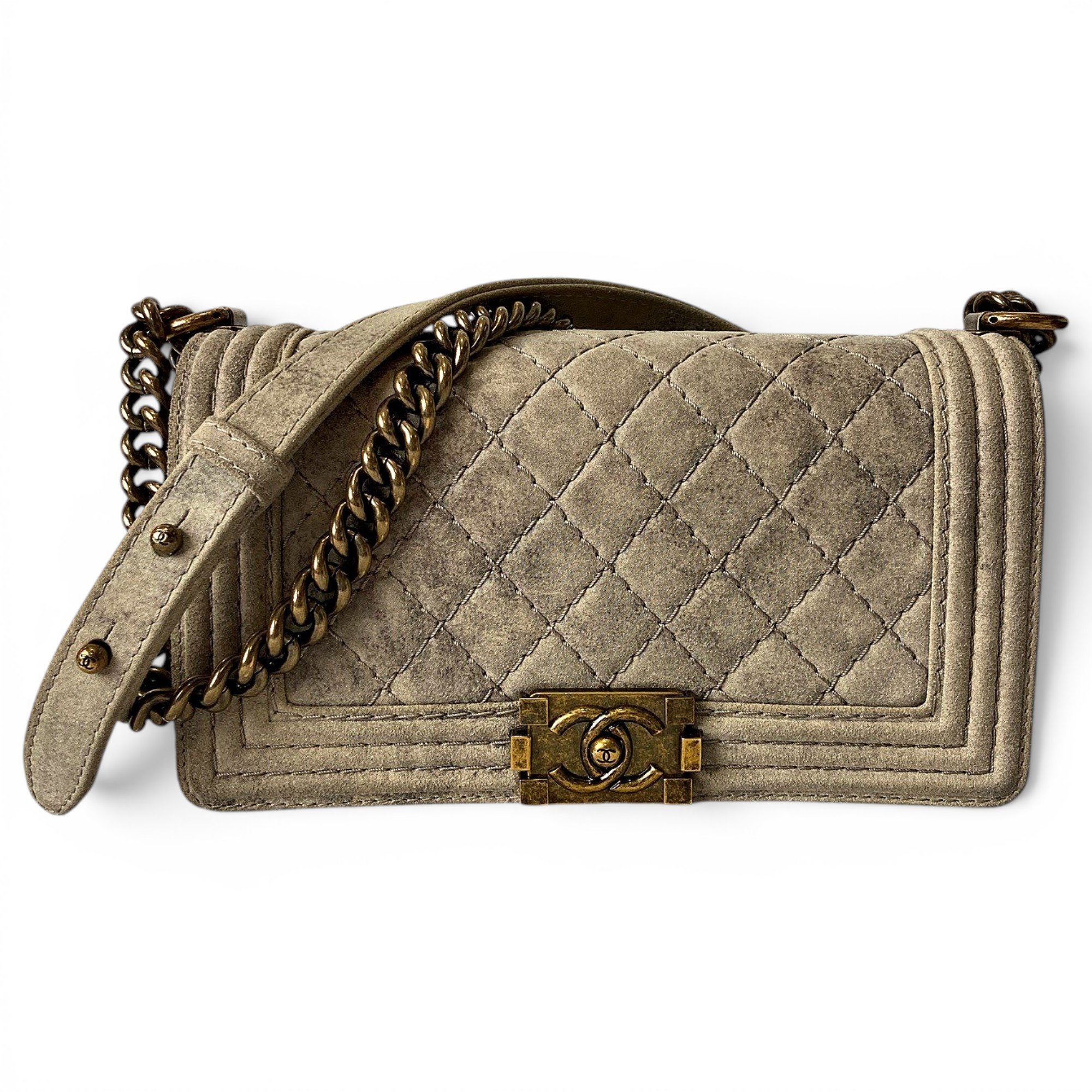Boy leather crossbody bag