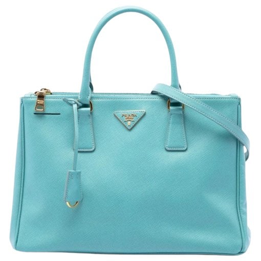 Double leather satchel