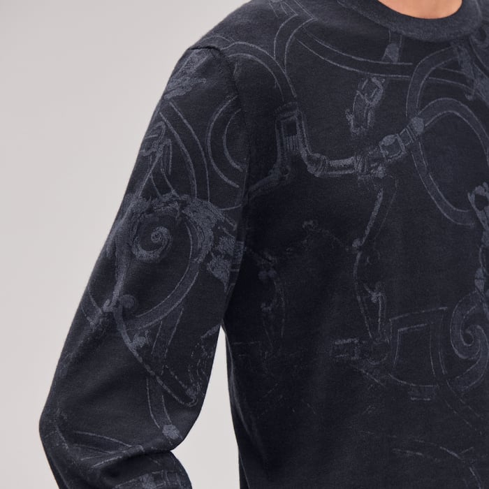 Marine "l'Instruction Du Roy Patine" Crewneck Sweater