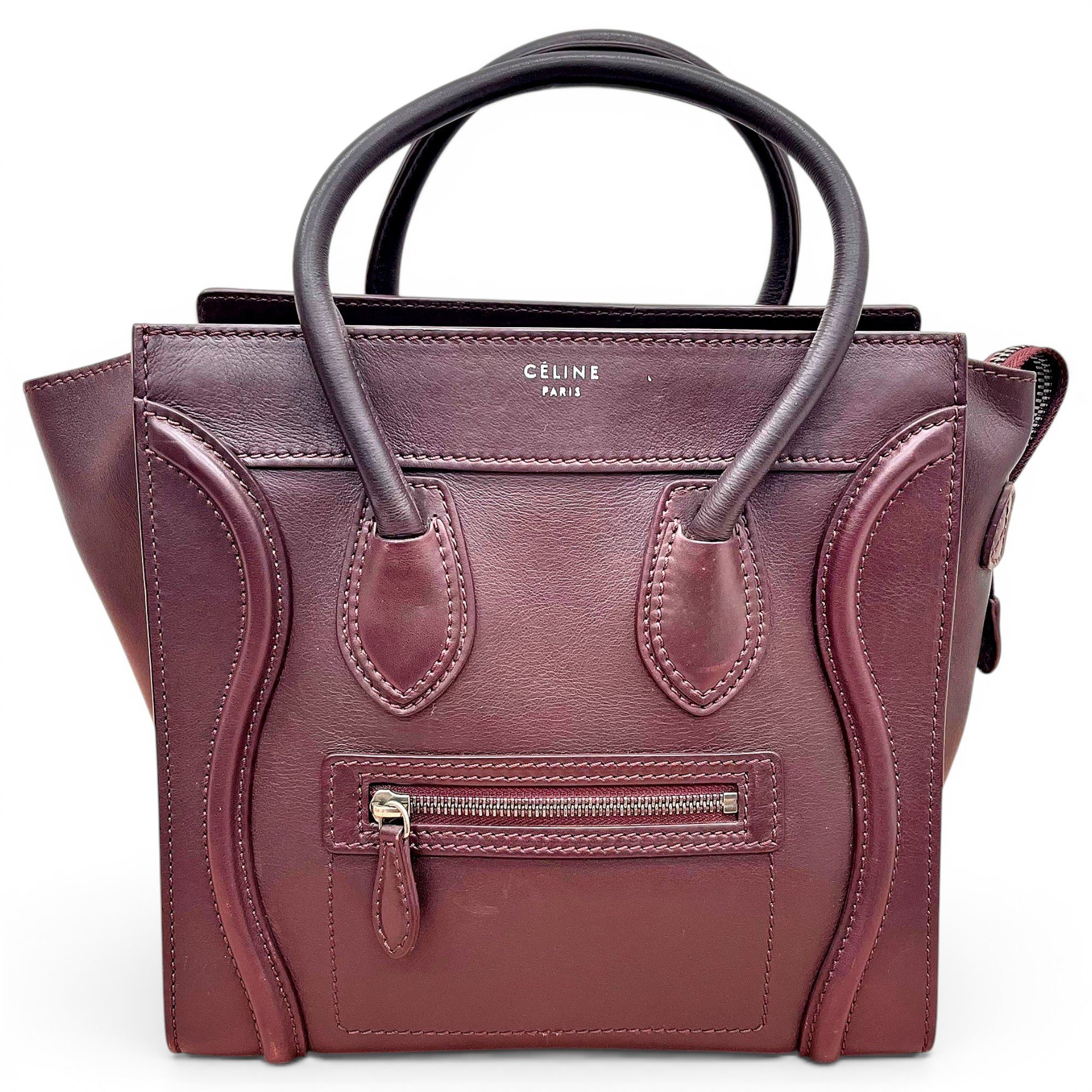 Luggage leather handbag